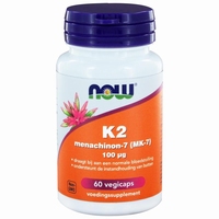 NOW Vitamine K-2 menachinon 100mcg 60vcaps