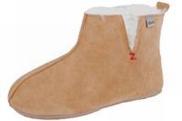Big 3308 Vachtpantoffels zachte zool chestnut