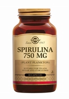 Solgar 30028 Spirulina 750 mg 80caps