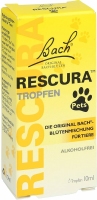 Bach Rescura pets druppels voor huisdieren 10ml