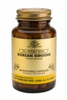 Solgar  3960 Ginseng Korean 50caps Koreaanse Ginseng (Panax ginseng)
