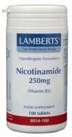Lamberts Vitamine B3 Nicotinamide 250 mg 100tab
