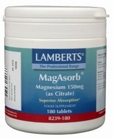 Lamberts Magasorb (magnesium citraat) 180tab