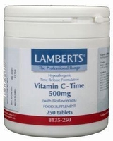 Lamberts Vitamine C 500 time released & bioflavonoiden 250ta