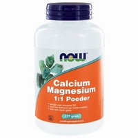 NOW Calcium & magnesium 1:1 poeder 227g