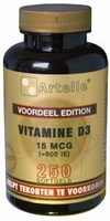 Artelle Vitamine D3 15 mcg 250cap