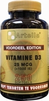 Artelle Vitamine D3 25 mcg 250sft