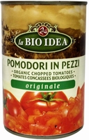 Bioidea Pomodori in pezzi tomatenstukjes BIO 400g