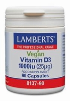 Lamberts Vitamine D3 Vegan 1000IE 25 mcg  90cap