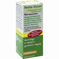 Herba Vision Euphrasia oogdruppels Ogentroost 15ml