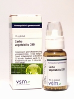 VSM Carbo vegetabilis D30 korrels 10g