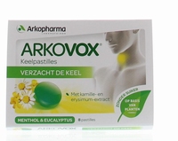 Arkovox Menthol eucalyptus pastilles 8tab