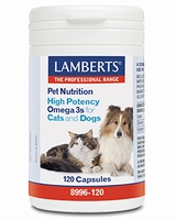 Lamberts Omega 3 voor kat en hond 120cap