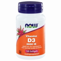 NOW Vitamine D3 2000IE 120sft