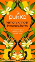 Pukka Lemon, Ginger & Manuka honeyBIO 20 theezakjes