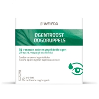 Weleda Ogentroost oogdruppels 0.4 ml 20amp