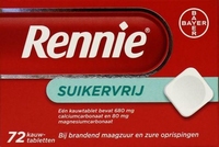 Rennie suikervrij 72st