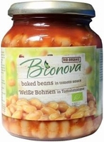 Bionova Witte bonen in tomatensaus  BIO 340g