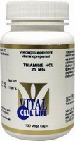Vital Cell Thiamine HCl vitamine B1 25mg 100vcaps