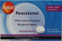 Roter Paracetamol 500mg 20smelttabl