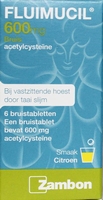 Fluimucil Acetylcysteïne 600mg  6bruistabl