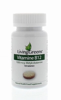 Living Greens Vitamine B12 Methylcobalamine 1000mcg 100kauwt
