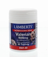 Lamberts Valeriaan 1600 mg 60tabl