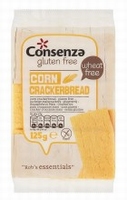 Consenza Crackers BIO glutenvrij 125g 20st