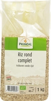 Primeal Volkoren ronde rijst BIO 1kg