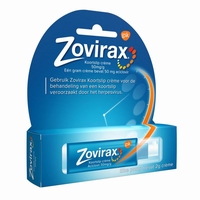 Zovirax Koortslip creme aciclovir 50mg/g 2g pompje