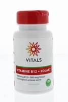 Vitals Vitamine B12 1000 mcg folaat 500 mcg 100zuigtabl