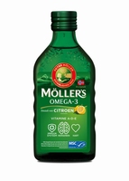 Möllers Omega-3 levertraan citroen MSC 250ml