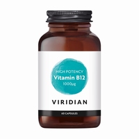 Viridian 0204 Vitamine B12 1000mcg High Potency 60caps