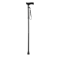 Vitility Wandelstok opvouwbaar aluminium zwart 82-92cm 1st