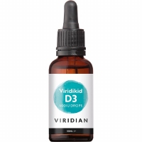 Viridian 0287 ViridiKid™ Vitamin D3 druppels 400 IU 30ml