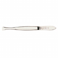 Nippes N38A Pincet 8cm recht extra fijn, verchroomd