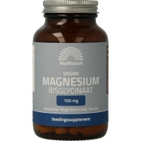 Mattisson Magnesium bisglycinaat 100mg taurine 200mg  90tabl