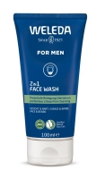 Weleda Men 2 in1 reinigingsgel gezicht en baard 100ml