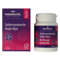 Mannavital Gefermenteerde rode rijst 60vc