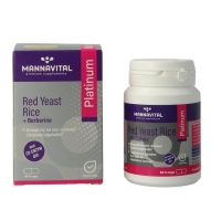 Mannavital Rode rijst + berberine platinum 60vc