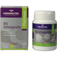Mannavital Ashwagandha platinum bio 60vc