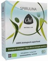 Chi Spirulina 500mg navulling zak BIO 570tabl