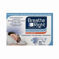 Breathe Right Glaxo 30 Neusstrips transparant
