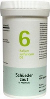 Pfluger Schusslerzout  6 Kalium sulfuricum D6
