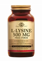 Solgar 1680 L-Lysine 500 mg 50caps