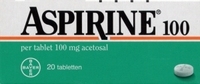 Aspirine 100mg 20tabl