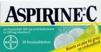 Aspirine-C 400mg met 240mg vitamine C 10bruistabl
