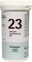 Pfluger Schusslerzout nr. 23 Natrium bicarbonicum D6 400tab