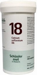 Pfluger Schusslerzout nr. 18 Calcium sulfuratum D6 400tab