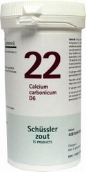 Pfluger Schusslerzout nr. 22 Calcium carbonicum D6 400tab